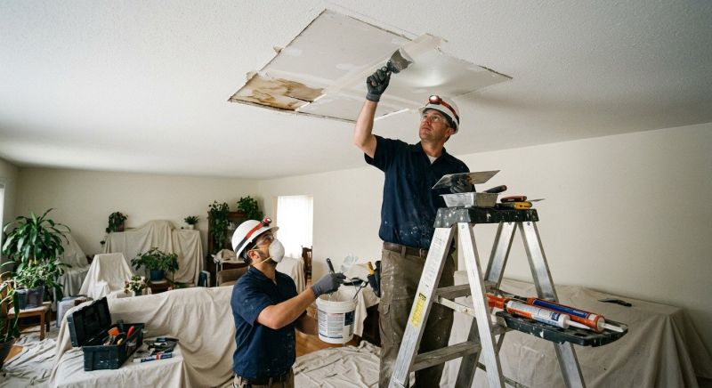 Bedroom Ceiling Repair in Kansas City, KS