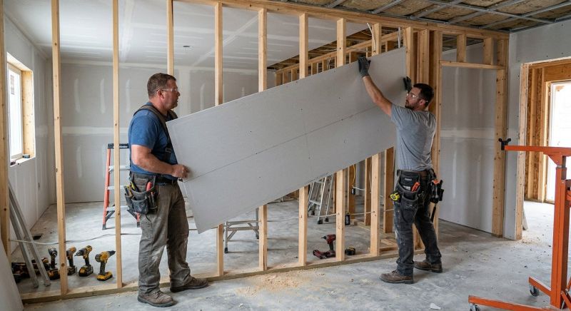 Bedroom Drywall Installation in Denver County, CO