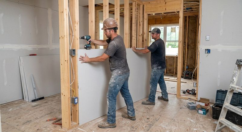 House Drywall Installation in Kansas City, MO